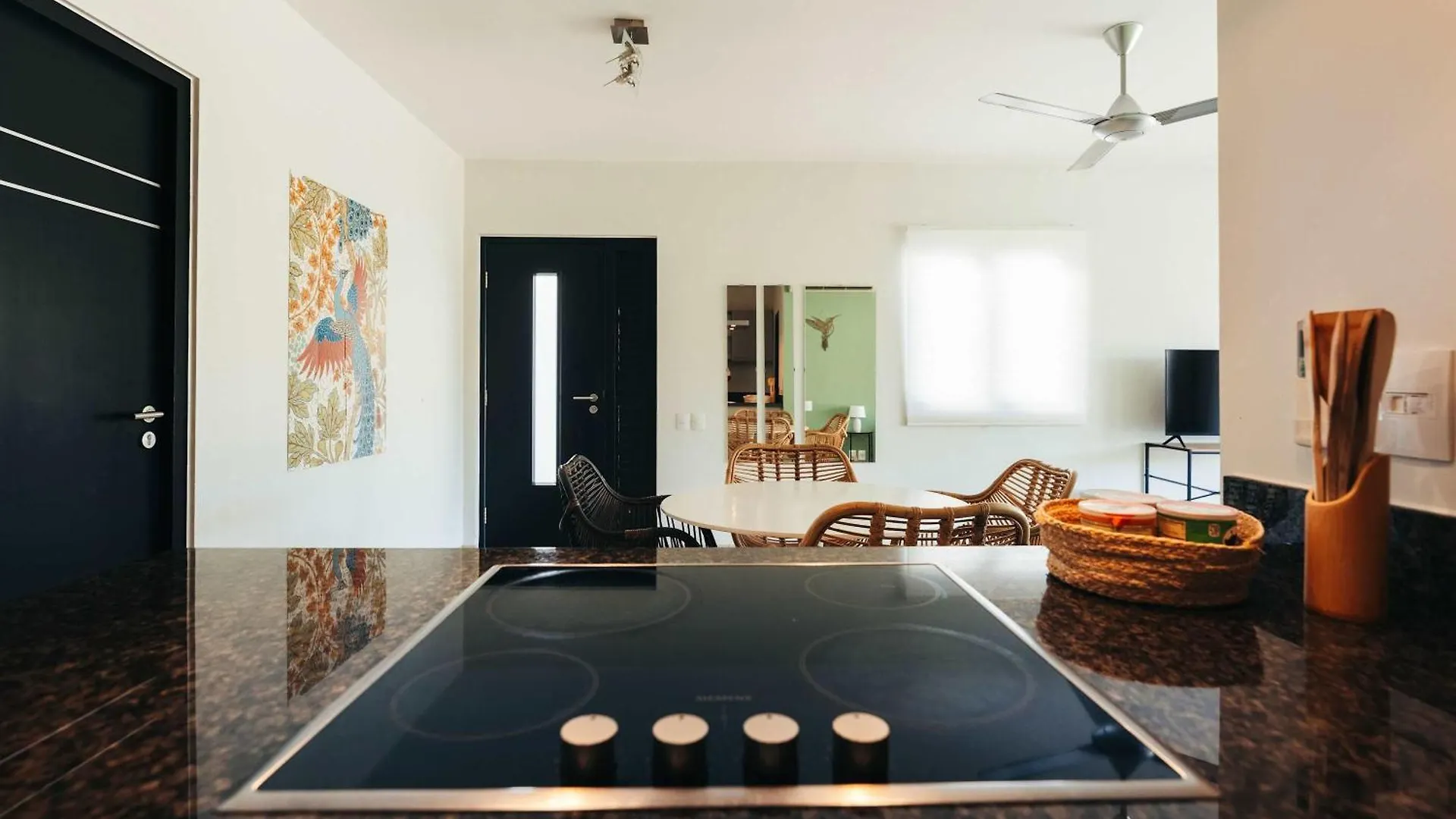 아파트 Seabreeze Retreat Stylish Blue Bay Residence Dorp Dorp Sint Michiel 퀴라소